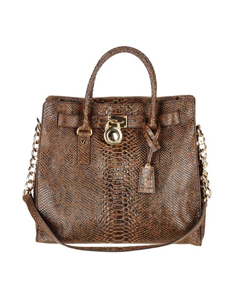 michael kors brown tote bag|michael kors handbags dark brown.